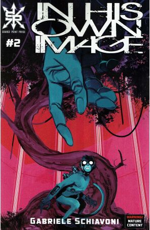 In His Own Image 2 published by Source Point with cover art by Gabriele Schiavoni