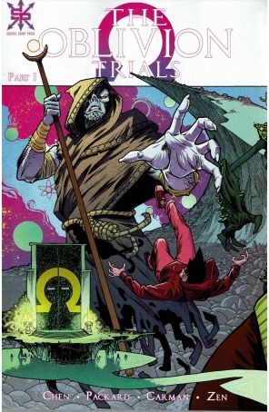 The Oblivion Trials 1 published by Source Point with cover art by Anderson Carman