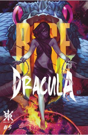 Rise of Dracula 5A published by Source Point with cover art by Jordan Di Renzo