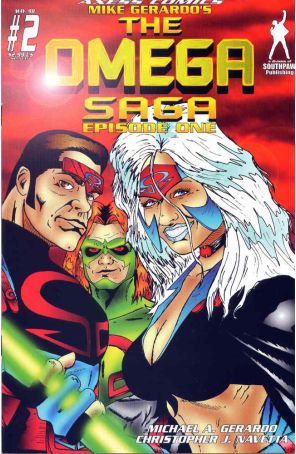 Omega Saga 2 published by Southpaw with cover art by Michael A. Gerardo Jr.