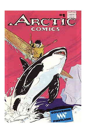 Arctic Comics 1 published by Souvenir Pavilion with cover art by Nick Burns