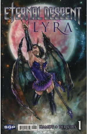 Eternal Descent: Lyra 1 published by Space Goat with cover art by Thomas Fleming