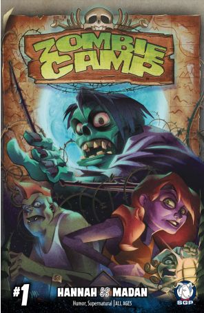 Zombie Camp 1 published by Space Goat with cover art by Dev Madan
