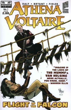 Athena Voltaire: Flight of the Falcon 1 published by Speakeasy with cover art by Steve Bryant