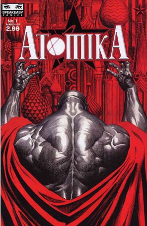 Atomika 1 published by Speakeasy with cover art by Alex Ross