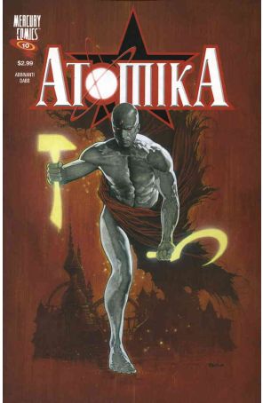 Atomika 10 published by Mercury with cover art by Travis Charest