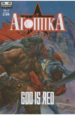 Atomika 3 published by Speakeasy with cover art by Glenn Fabry
