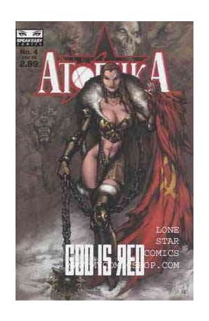 Atomika 4B published by Speakeasy with cover art by Buzz