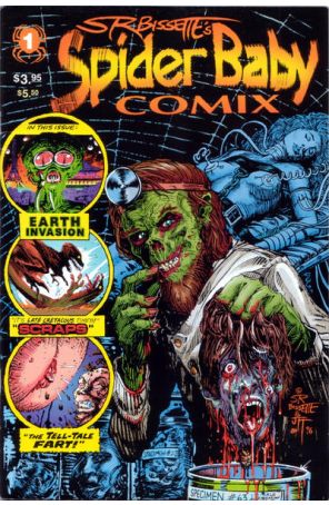 Spiderbaby Comix (S.R. Bissette's) 1 published by SpiderBaby with cover art by Stephen R. Bissette