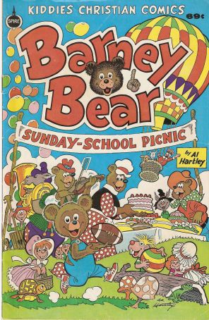 Barney Bear Sunday-School Picnic 1 published by Spire with cover art by Al Hartley