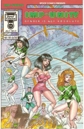 Spoof Comics 0 published by Spoof with cover art by Robert Jones