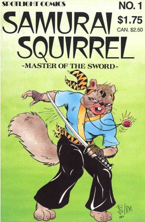 Samurai Squirrel 1 published by Spotlight