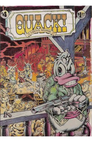 Quack! 4 published by Star-Reach with cover art by Steve Leialoha