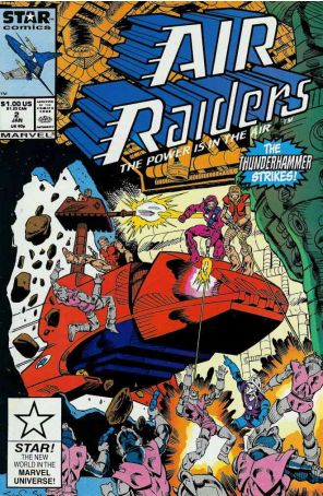 Air Raiders 2 published by Marvel with cover art by Kelley Jones