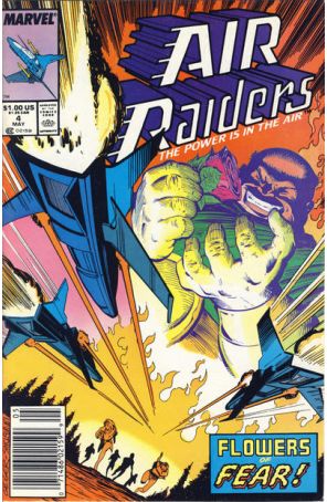 Air Raiders 4 (Newsstand) published by Marvel