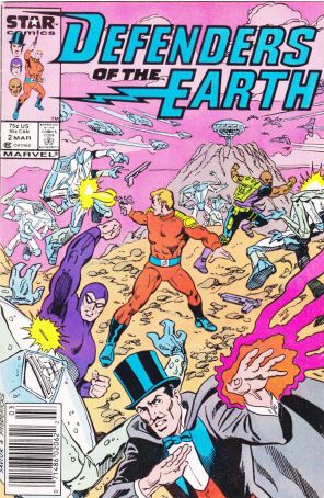 Defenders of the Earth 2 (Newsstand) published by Marvel/Star with cover art by Alex Saviuk