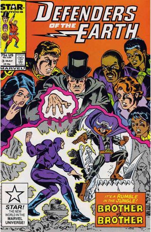 Defenders of the Earth 3 published by Marvel/Star with cover art by Alex Saviuk