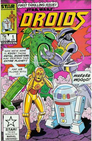Droids 1 published by Marvel with cover art by John Romita