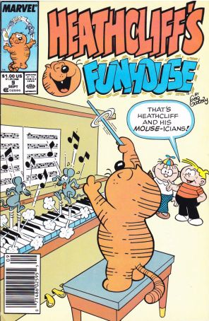 Heathcliff's Funhouse 9 (Newsstand) published by Marvel/Star