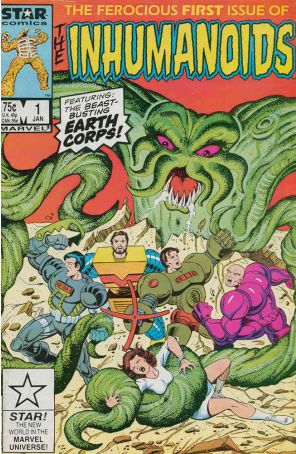 The Inhumanoids 1 published by Marvel
