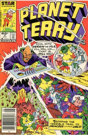Planet Terry 2 (Newsstand) published by Marvel with cover art by Warren Kremer