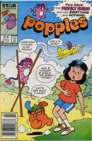 Popples 2 (Newsstand) published by Marvel with cover art by John Costanza