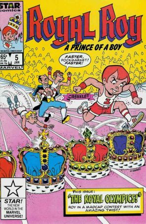 Royal Roy 5 published by Marvel with cover art by Warren Kremer