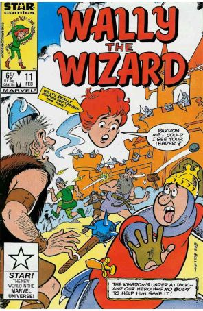 Wally the Wizard 11 published by Marvel with cover art by Bob Bolling