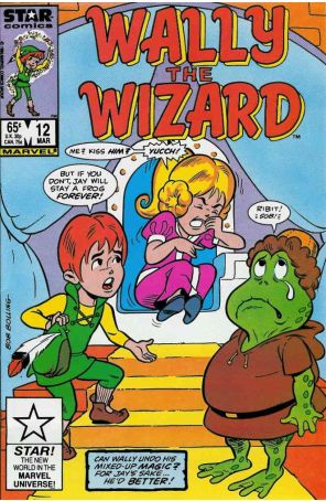 Wally the Wizard 12 published by Marvel with cover art by Bob Bolling