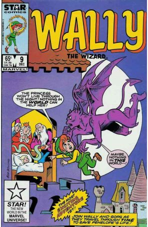 Wally the Wizard 9 published by Marvel with cover art by Bob Bolling