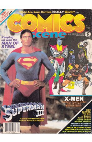 Comics Scene 11 (Newsstand) published by Starlog with cover art by John Romita Jr.