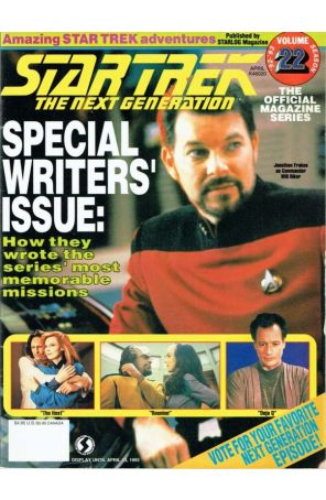 Official Star Trek: The Next Generation Magazine 22 published by Starlog