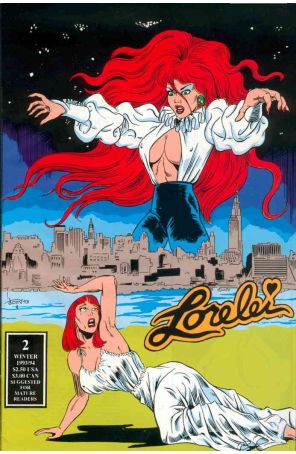 Lorelei 2 published by Starwarp with cover art by Dave Matthews