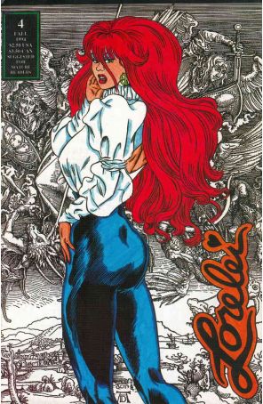 Lorelei 4 published by Starwarp with cover art by Dave Matthews