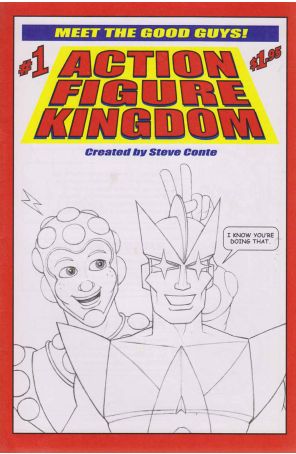 Action Figure Kingdom 1 (2010) published by Steve Conte with cover art by Steve Conte