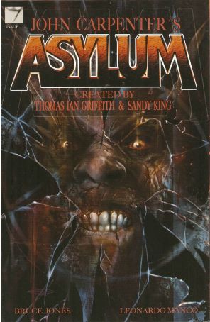 Asylum (John Carpenter's) 1 published by Storm King with cover art by Leonardo Manco