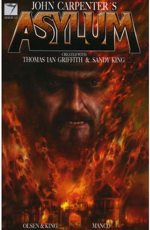 Asylum (John Carpenter's) 12 published by Storm King with cover art by Nick Percival