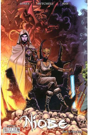 Niobe: She is Death 3A published by Stranger with cover art by Sheldon Mitchell