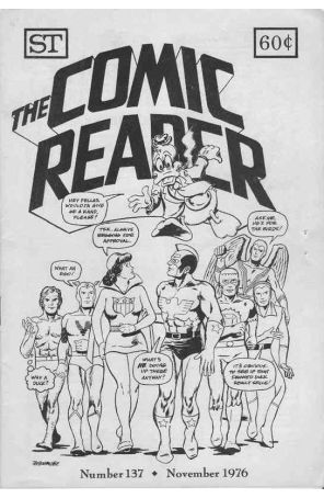 The Comic Reader 137 published by Street Enterprises with cover art by Michael Tiefenbacher