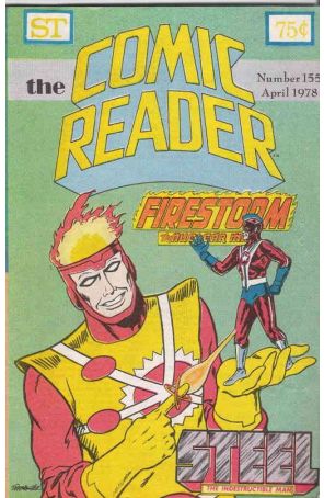The Comic Reader 155 published by Street Enterprises with cover art by Michael Tiefenbacher