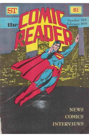 The Comic Reader 165 published by Street Enterprises with cover art by Jerry Ordway