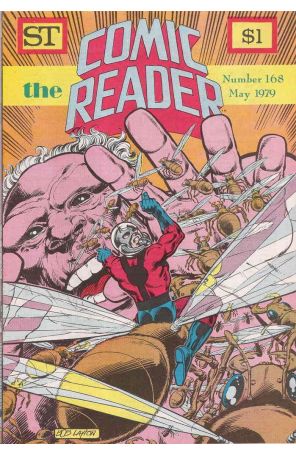 The Comic Reader 168 published by Street Enterprises with cover art by Bob Layton