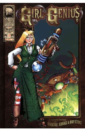 Girl Genius 11 published by Airship with cover art by Kaja Foglio