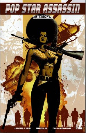 Pop Star Assassin 2 2A published by Sumerian with cover art by Marcelo Basile
