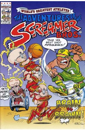 Adventures of the Screamer Brothers (Vol. 2) 3 published by Superstar with cover art by Rich Sullivan
