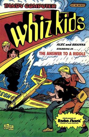Tandy Computer Whiz Kids 4 (3rd) published by Tandy with cover art by Dick Ayers
