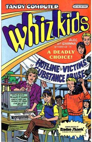 Tandy Computer Whiz Kids 6 published by Tandy with cover art by Howard Bender