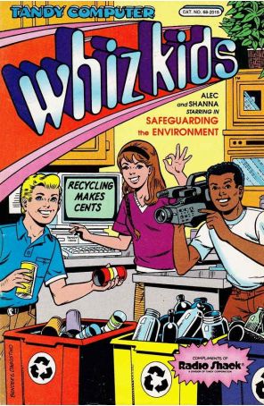 Tandy Computer Whiz Kids 7 (2nd) published by Tandy with cover art by Howard Bender