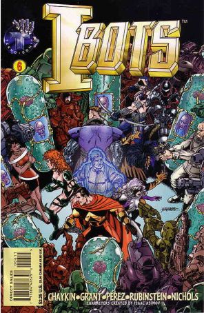I•Bots (Isaac Asimov's, 1st Series) 6 published by Tekno with cover art by George Pérez