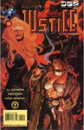 Lady Justice (Neil Gaiman's, Vol. 1) 11 published by Tekno with cover art by Dan Brereton